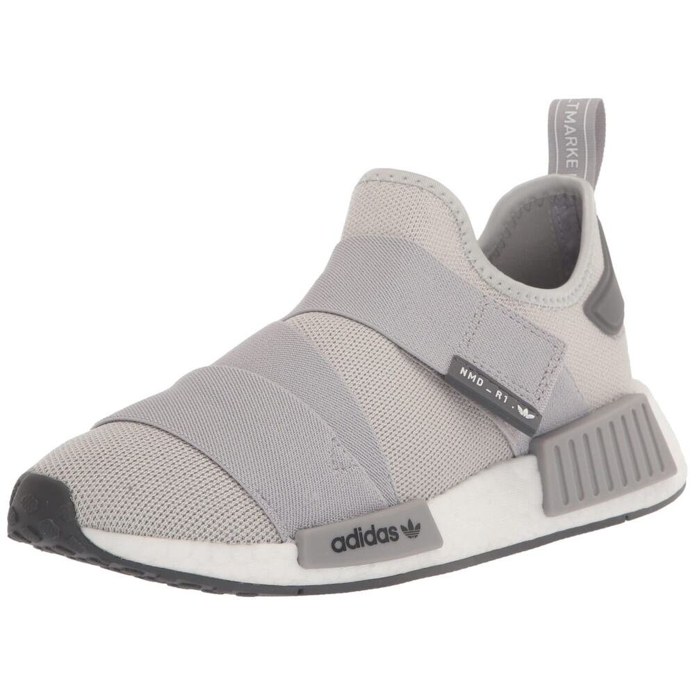 Adidas Women's NMD_r1 Sneaker, Grey/White/Grey, 9‎
